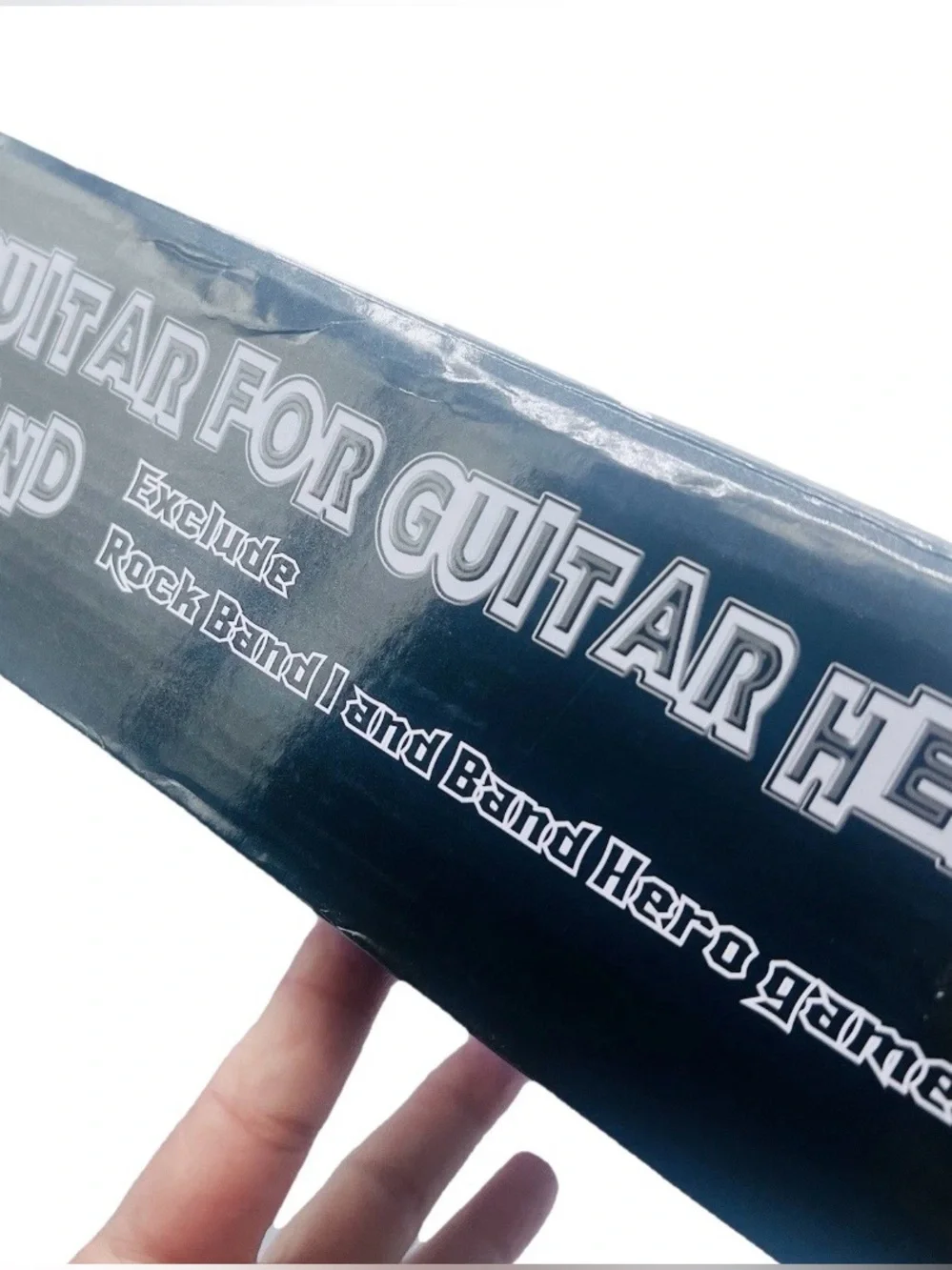 Gametime Buddies Black Wireless Guitar for Guitar Hero & Rock Band Nintendo Wii